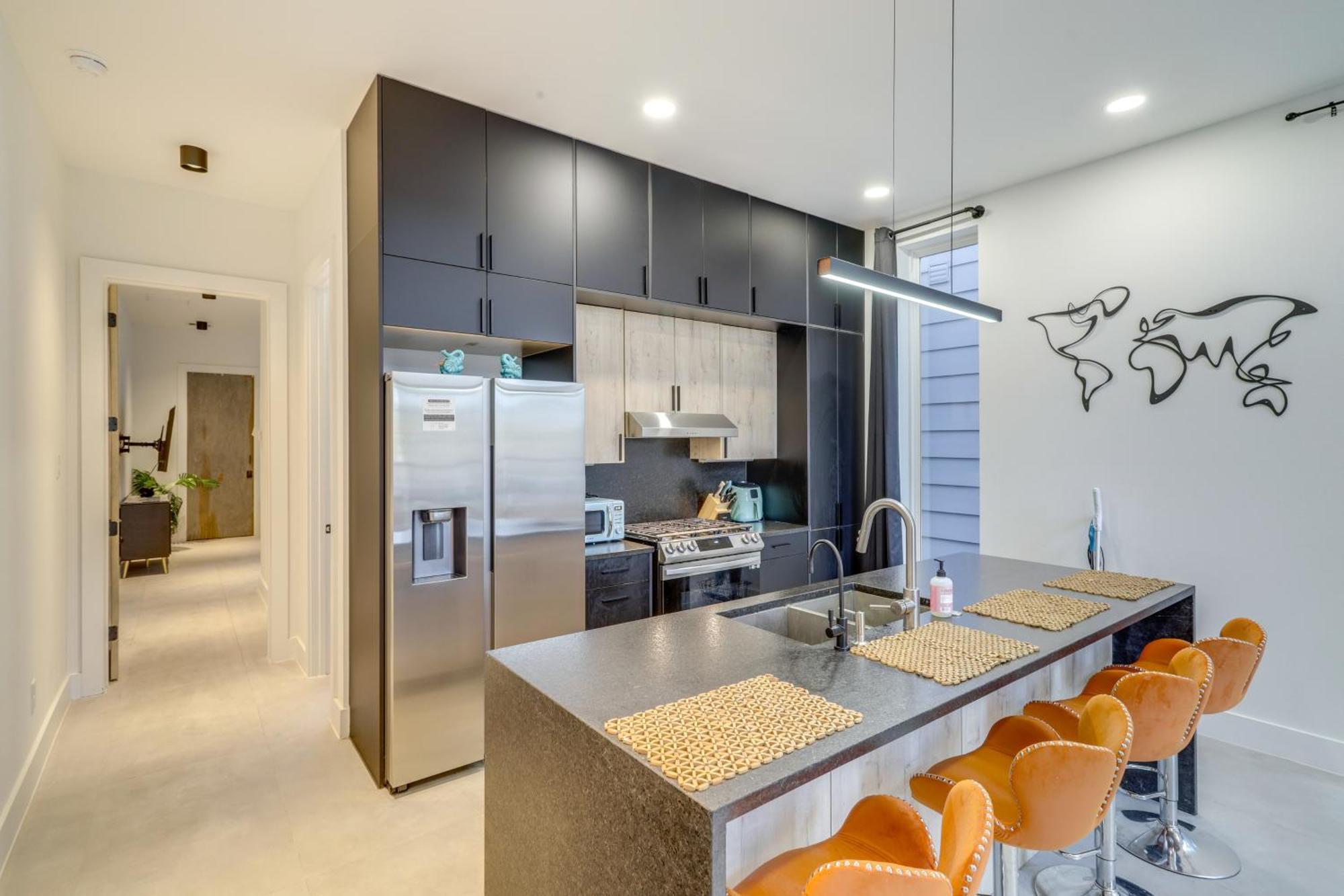 3 Mi To Dtwn Modern Townhome With Yard In Houston Esterno foto