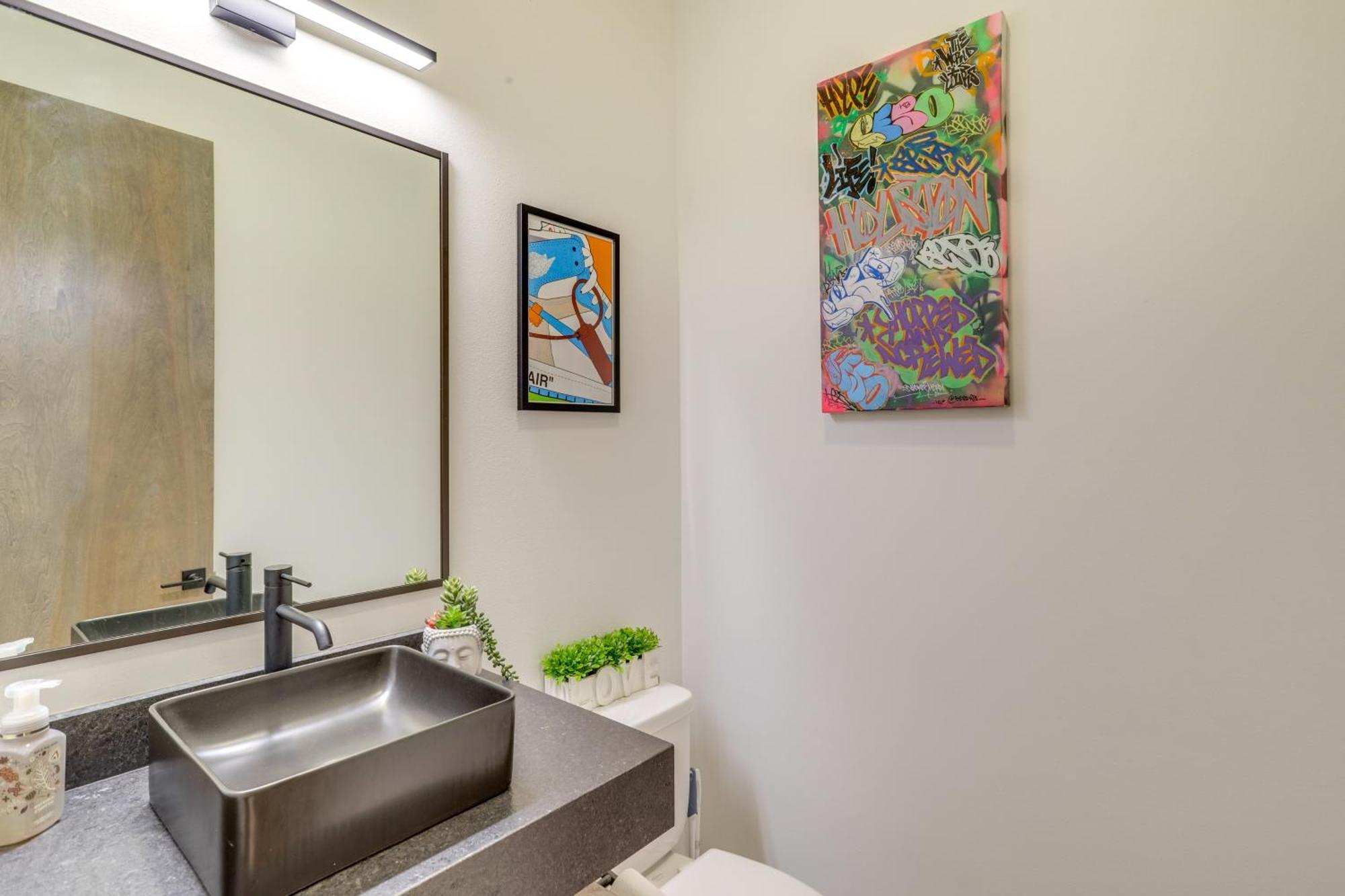 3 Mi To Dtwn Modern Townhome With Yard In Houston Esterno foto